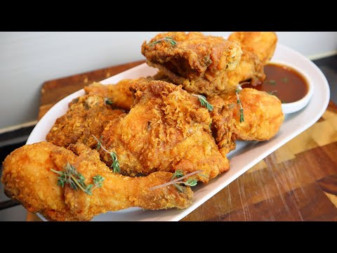 How To Make Jamaican Fried Chicken And Gravy Step By Step | Best Ever Crispy Fried Chicken