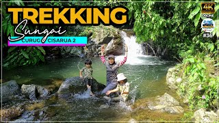 MELEWATI SUNGAI‼️ BEGINI JALUR TREKKING CURUG CISARUA 2 SUKAWANGI PUNCAK 2 BOGOR #인도네시아캠핑