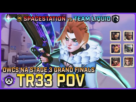 [ Tr33 ] He CAN'T Miss | Spacestation vs Team Liquid | OWCS NA Stage 3 Grand Finals
