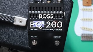 Video thumbnail for Boss EQ 200 Graphic Equalizer - The Most Powerful Toneshaper on The Market by Pedalboard of the Day