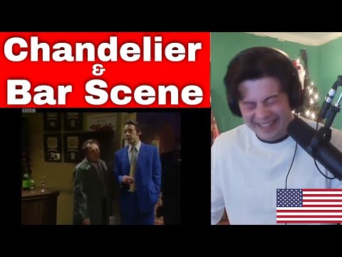 American Reacts Del Boy Falls Through the Bar/Chandelier | Only Fools and Horses