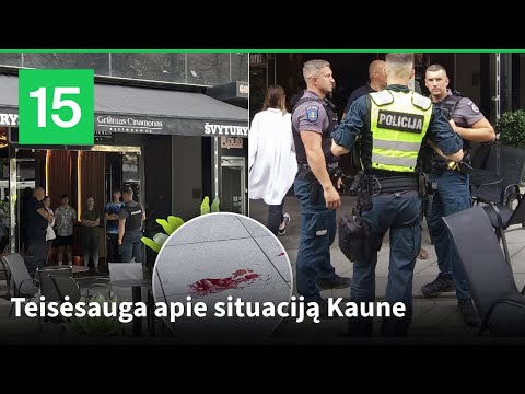 Kauno teisėsauga apie kruviną išpuolį Kauno Laisvės alėjoje