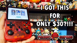 THE R36S GAMING HANDHELD REVIEW - COSTED ME ONLY AROUND $30?!! - Magbo Gaming