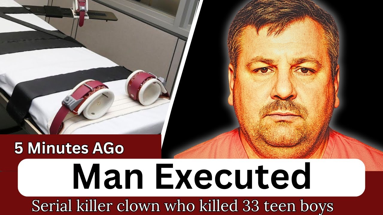 The Last 24 Hours of John Wayne Gacy —he Killer Clown Executed for Killing 33 Teen Boys…..