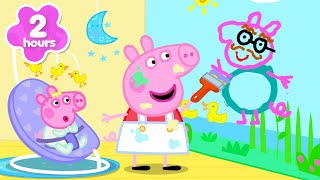 Peppa Decora o Quarto da Evie 🎨 Diversão Criativa 🖼️ | Contos da Peppa | Episódios Completos