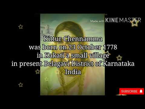 Kittur Chennamma (23 Oct 1778 – 21 Feb 1829) | Rani of the Kittur | Revolutionary | Freedom Fighter