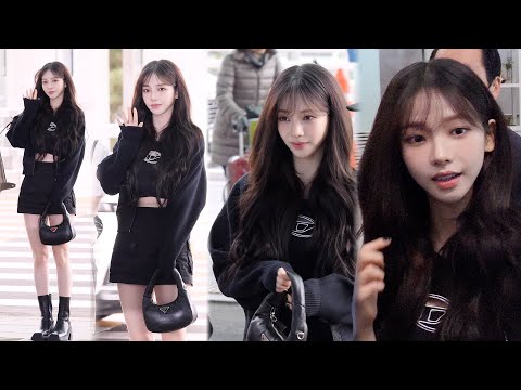 에스파 카리나 출국 직캠 (aespa KARINA)｜230324｜인천공항