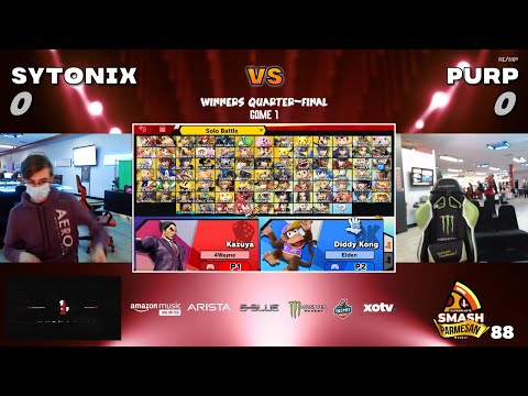 Sytonix vs Purp - Smash Ultimate Singles Winners Quarters Smash Parmesan 88 - Ken vs Snake