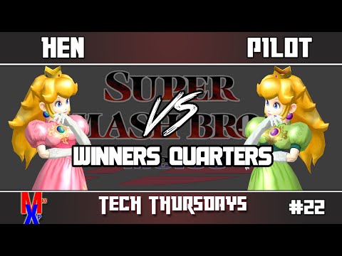Tech Thursday's #22 - Pilot (Peach) Vs Hen (Peach) Melee WQ