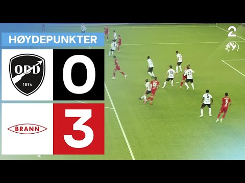 Odd 0 - 3 Brann - Høydepunkter