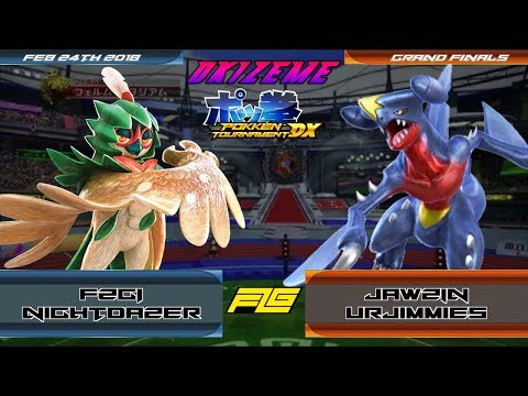 Okizeme 1.1 - Pokken DX - Grand Finals : FZG|Nightdazer (Decidueye) vs JawzInUrJimmies (Garchomp)