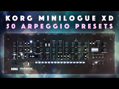 Korg Minilogue XD - Motion Arp (50 presets). Sound Demo