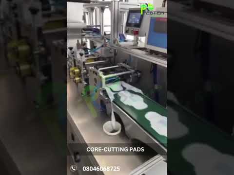 Trifold Automatic Sanitary Napkin Pad Machine