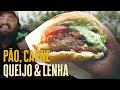 HAMBURGER NO FOGÃO A LENHA E MAIONESE DE RICOTA MUITO FÁCIL DE FAZER FAMÍLIA FRELLO VIDA NA ROÇA