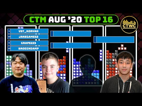 August 2020 CTM - Blue Bracket- Classic Tetris Monthly