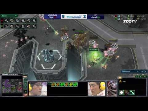 [0423] Light(WOONGJIN) vs. hitmaN(KT) TvZ 3SET Newkirk Precinct -Starcraft2,esportstv,SPL