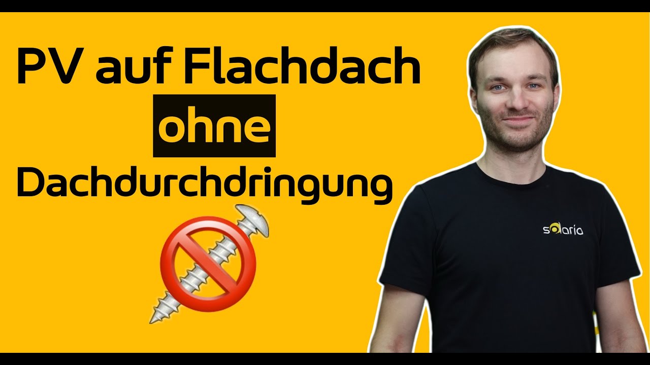 Landing page 6 PV auf Flachdach ohne Dachdurchdringung!
