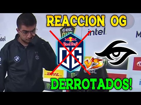 😥REACCION DE OG TRAS SER DERROTADOS POR TEAM SECRET - ESL ONE MALAYSIA 2022 DOTA 2