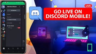 How to stream on discord mobile - Go Live! - New feature!