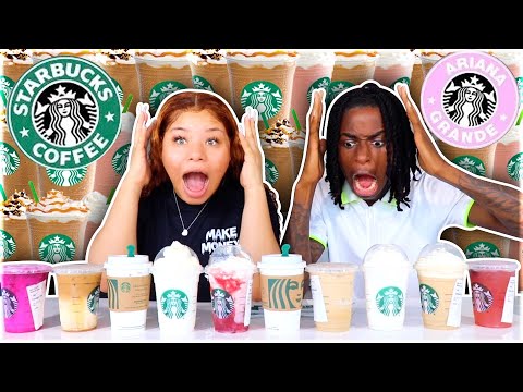 We Ordered Every Drink From STARBUCKS (Pinkity Drinkity)