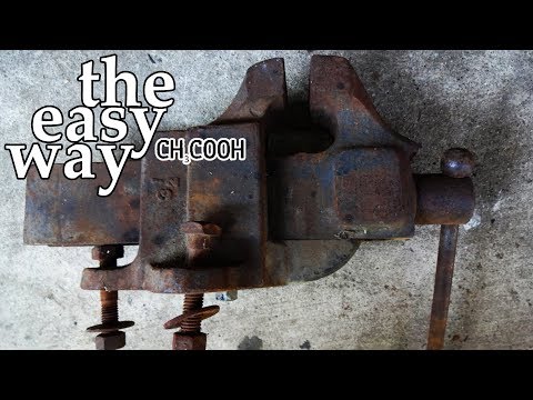Rusty Old Vise Restoration