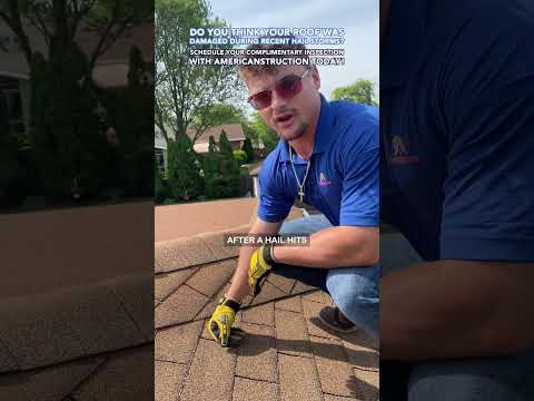 Examples of Hail Damage in Tinley Park, Illinois