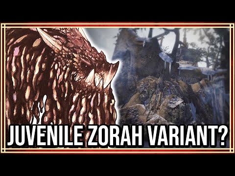 Is this a Juvenile Zorah VARIANT? - Monster Hunter Lore and Ecology