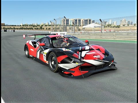 SRC 24H Dubai 2023 #78 Race Club Germany Ferrari 488 GT3 Onboard Lap Dubai Autodrome Circuit