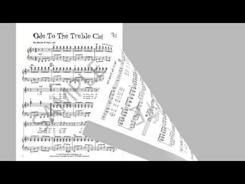 Ode To The Treble Clef - MusicK8.com Singles Reproducible Kit