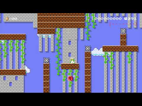 ◇◆Platforming Sky Castle◆◇ by Isaiah ;D 🍄 Super Mario Maker 2 #ain 😶 No Commentary