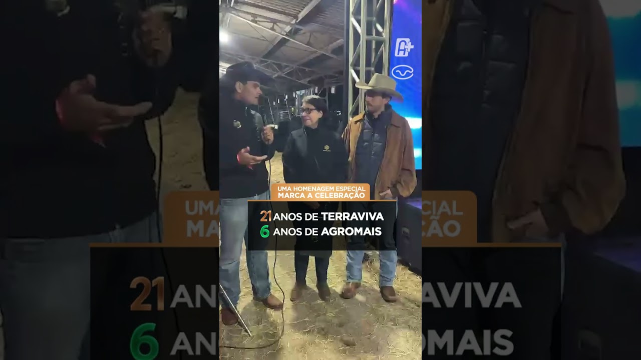 Homenagem celebra os 21 anos do Terraviva e os 6 do AgroMais