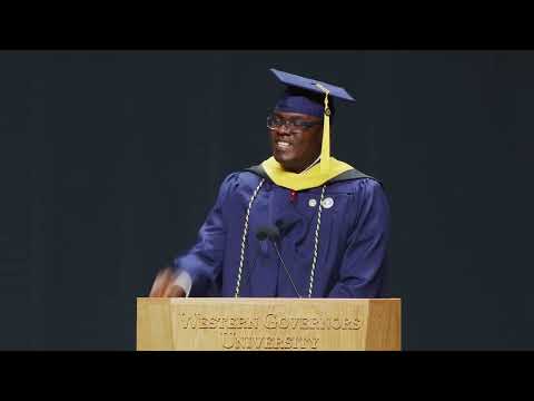 WGU 2023 Chicago Master's Commencement - Grad Speaker Leonard Kalimasi