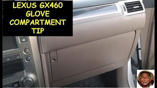 Lexus GX460 GLOVE COMPARTMENT TRICK