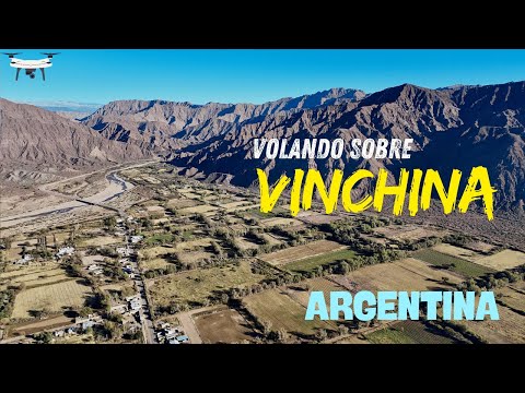 Volando sobre Vinchina La Rioja Argentina DRONE FOOTAGE