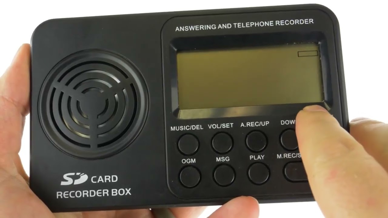 TR500 PTCL Landline Call Recorder demo