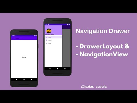 Navigation Drawer, DrawerLayout e NavigationView (in Kotlin)