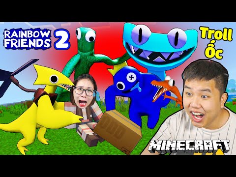 Minecraft But bqThanh Troll Snail Creates All Monsters Rainbow Friends Chapter 2 Very Scary