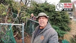 How To Cut A Bias & V-Cut In A Chain Link Fence