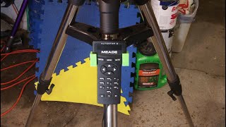 3D printed Telescope Handbox bracket for 1.5", 2" and 3" tripod legs Meade AutoStar, AudioStar, 497