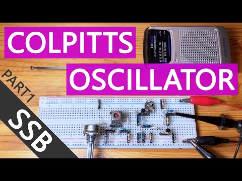 Colpitts Oscillator Experiment – (BFO) Beat Frequency for SSB Radio