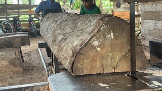 Processing 2x20 Boards for Selected Sawmill House