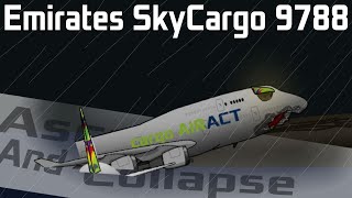 Emirates SkyCargo Flight 9788 crash animation Ascent And Collapse