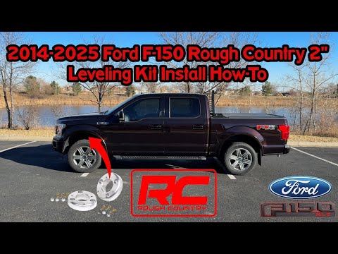 Ford F150 Rough Country 2\" Leveling Kit Install 2014-2021