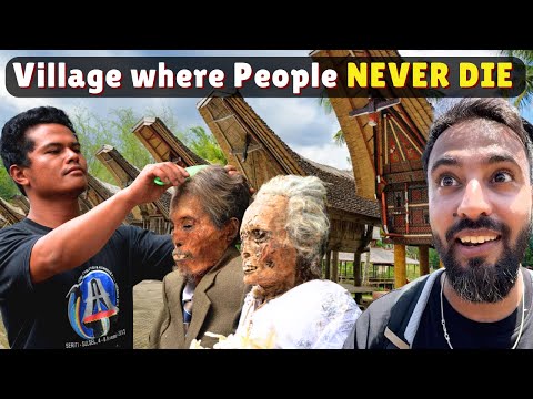 They Live with DEAD Bodies in this Town ! Toraja Indonesia