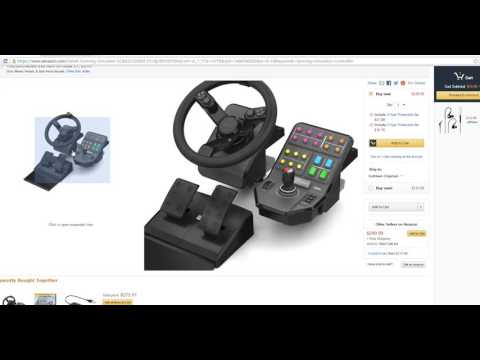 Saitek Farming Simulator Control Panel and Steering Wheel - JUNK ALERT