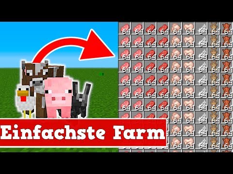 How to build the simplest farm in Minecraft |  Minecraft simple farm build english