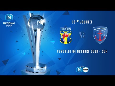 10e journée : Toulon - Concarneau I National FFF 2019-2020