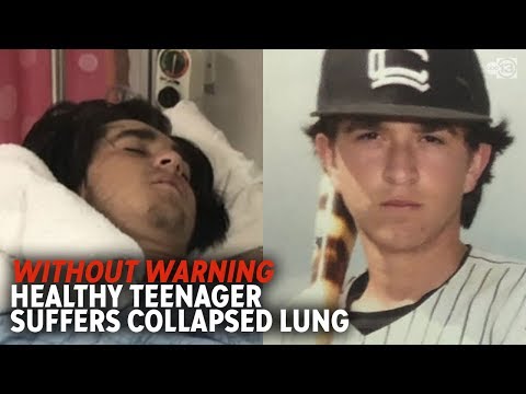 Athletic 11th grader suffers sudden lung collapse