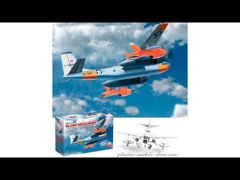 Unboxing  ICM 48286 - 1/48 DB-26B/C WITH Q-2 DRONES, SCALE PLASTIC MODEL KIT