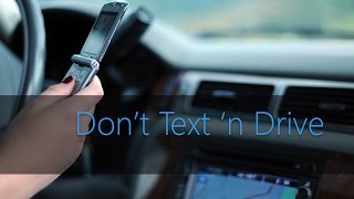 Stop texting while driving
